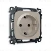 Комплект механизма розетки с/з на винтовых зажимах Ambrella Volt Omega MO366010 MO366010 - 1