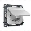 Комплект механизма розетки с/з со шторками и крышкой Ambrella Volt Omega MO408010 MO408010 - 1