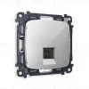 Комплект механизма компьютерной розетки RJ-45(8P8C) CAT6 со шторкой Ambrella Volt Omega MO412010 MO412010 - 1