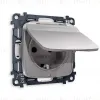 Комплект механизма розетки с/з со шторками и крышкой Ambrella Volt Omega MO508010 MO508010 - 1