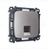 Комплект механизма компьютерной розетки RJ-45(8P8C) CAT6 со шторкой Ambrella Volt Omega MO512010 MO512010 - 1
