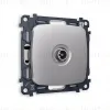 Комплект механизма TV розетки проходной 5-1000 MHz 4dB Ambrella Volt Omega MO513030 MO513030 - 1