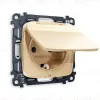 Комплект механизма розетки с/з со шторками и крышкой Ambrella Volt Omega MO608010 MO608010 - 1