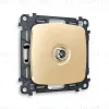 Комплект механизма TV розетки проходной 5-1000 MHz 4dB Ambrella Volt Omega MO613030 MO613030 - 1