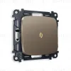 Комплект механизма 1-кл выключателя с подсветкой Ambrella Volt Omega MO632010 MO632010 - 1