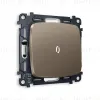 Комплект механизма 1-кл проходного выключателя с подсветкой Ambrella Volt Omega MO632035 MO632035 - 1