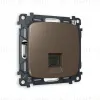 Комплект механизма компьютерной розетки RJ-45(8P8C) CAT6 со шторкой Ambrella Volt Omega MO642010 MO642010 - 1