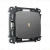 Комплект механизма 1-кл выключателя с подсветкой Ambrella Volt Omega MO652010 MO652010 - 1