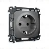 Комплект механизма розетки с/з на винтовых зажимах Ambrella Volt Omega MO656010 MO656010 - 1