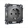 Комплект механизма розетки с/з cо шторками Ambrella Volt Omega MO657010 MO657010 - 1
