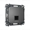 Комплект механизма телефонной розетки RJ-11(4P4C) со шторкой Ambrella Volt Omega MO662030 MO662030 - 1