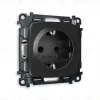 Комплект механизма розетки с/з cо шторками Ambrella Volt Omega MO807010 MO807010 - 1