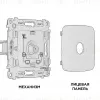 Комплект механизма TV розетки проходной 5-1000 MHz 4dB Ambrella Volt Omega MO813030 MO813030 - 3