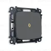 Комплект механизма 1-кл выключателя с подсветкой Ambrella Volt Omega MO902010 MO902010 - 1