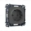 Комплект механизма розетки с/з со шторками Ambrella Volt Omega MO907010 MO907010 - 1