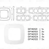 Рамка четырехместная Ambrella Volt Ecta OF140124 OF140124 - 4