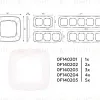 Рамка одноместная Ambrella Volt Ecta OF140201 OF140201 - 4