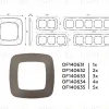 Рамка двухместная Ambrella Volt Ecta OF140632 OF140632 - 4