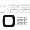 Рамка одноместная Ambrella Volt Ecta OF140701 OF140701 - 4