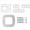 Рамка двухместная Ambrella Volt Radian OF580102 OF580102 - 4