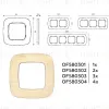 Рамка двухместная Ambrella Volt Radian OF580302 OF580302 - 4