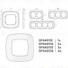 Рамка одноместная Ambrella Volt Coint OF640131 OF640131 - 4
