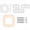 Рамка четырехместная Ambrella Volt Coint OF640304 OF640304 - 2
