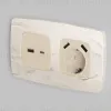 Лицевая панель для розетки 2USB A+C Ambrella Volt Omega OP3310 OP3310 - 2
