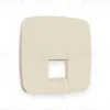 Лицевая панель для компьютерной/телефонной розетки RJ-45/RJ-11 Ambrella Volt Omega OP3320 OP3320 - 1