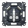 Механизм розетки с/з на винтовых зажимах Ambrella Volt Quant VM155 VM155 - 1