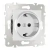 Розетка с заземлением и шторками Arte Milano 203.40-1.silver 203.40-1.silver - 6