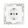 Розетка с заземлением и шторками Arte Milano 206.40-1.white 206.40-1.white - 4