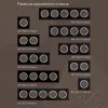 Розетка с заземлением, шторками и защитной крышкой Arte Milano 202.41-1.black 202.41-1.black - 3