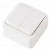 Выключатель двухклавишный Arte Milano 310.30-2.white 310.30-2.white - 2