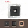 Розетка RJ45 Arte Milano 203.45-1.black 203.45-1.black - 1