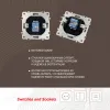 Розетка RJ45 Arte Milano 203.45-1.black 203.45-1.black - 2