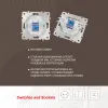Розетка телефонная RJ11 Arte Milano 203.51-1.white 203.51-1.white - 2