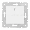 Выключатель одноклавишный с подсветкой Arte Milano 203.31-1.white 203.31-1.white - 6