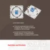 Розетка телефонная RJ11 Arte Milano 202.51-1.white 202.51-1.white - 2