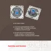 Розетка телефонная RJ11 Arte Milano 203.51-1.silver 203.51-1.silver - 2