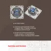 Розетка RJ45 Arte Milano 202.45-1.silver 202.45-1.silver - 2