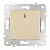 Выключатель одноклавишный проходной Arte Milano 203.33-1.shampan 203.33-1.shampan - 6
