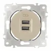 Розетка USB 2.1А+1А Arte Milano 202.46-1.shampan 202.46-1.shampan - 7