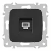 Розетка телефонная RJ11 Arte Milano 205.51-1.black 205.51-1.black - 4