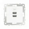 Розетка USB 2.1А+1А Arte Milano 206.46-1.white 206.46-1.white - 4