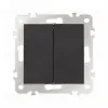 Выключатель двухклавишный Arte Milano 206.30-2.black 206.30-2.black - 4