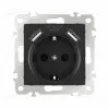 Розетка с заземлением, шторками + 2 USB Arte Milano 206.47-1.black 206.47-1.black - 4