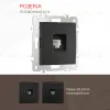 Розетка телефонная RJ11 Arte Milano 206.51-1.black 206.51-1.black - 1