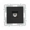 Розетка телефонная RJ11 Arte Milano 206.51-1.black 206.51-1.black - 4