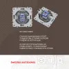 Розетка RJ45 Arte Milano 206.45-1.silver 206.45-1.silver - 2
